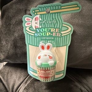 Adorable Just Girls lip balm in a bunny cup design #kawaii #lipbalm